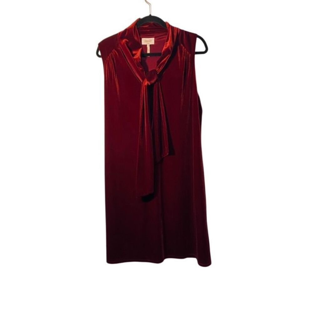 Laundry by Shelley Segal, Red Velvet whimsigoth Gothic dress 12